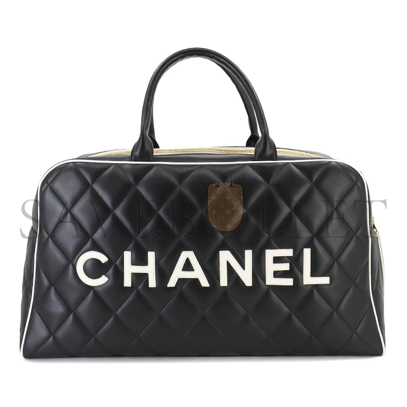 CHANEL LEATHER TRAVEL BAG A05943 (46*27*15cm)